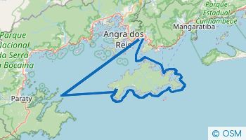 Itinerario de navegación en Brasil desde Angra dos Reis