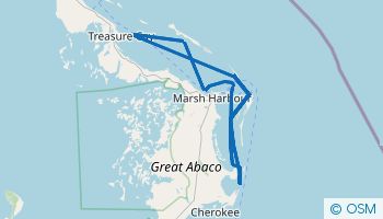 Itinerario por las Bahamas zarpando desde Marsh Harbour