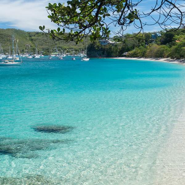 Las playas blancas de Bequia