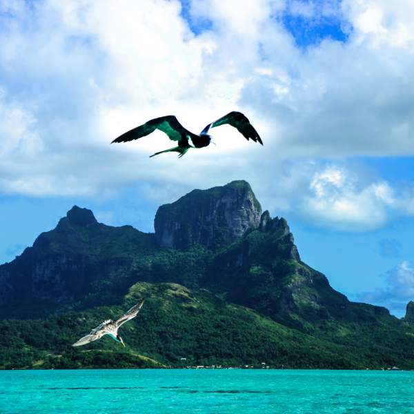 Bora Bora y su volcán, el Monte Otemanu
