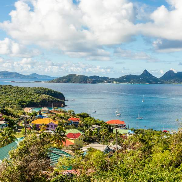 Mayreau y su sublime vista de Union y San Vicente