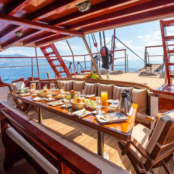 Un comedor exterior
