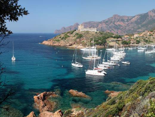 El norte de Córcega en velero