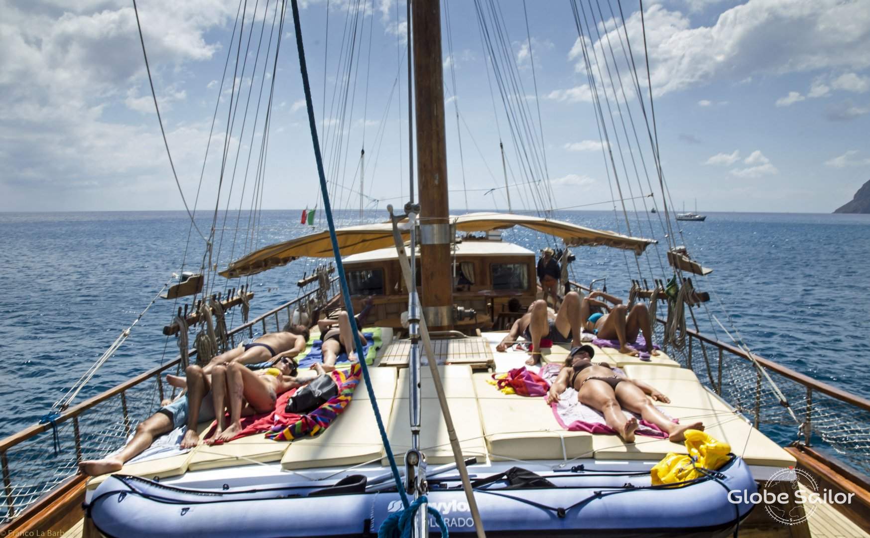 Crucero en cabina en Sicilia a bordo de una goleta con tripulación