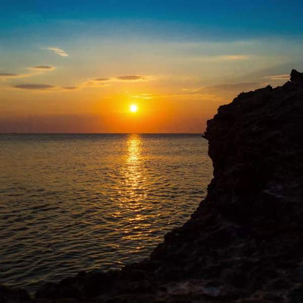 Puesta de sol en Kallithea