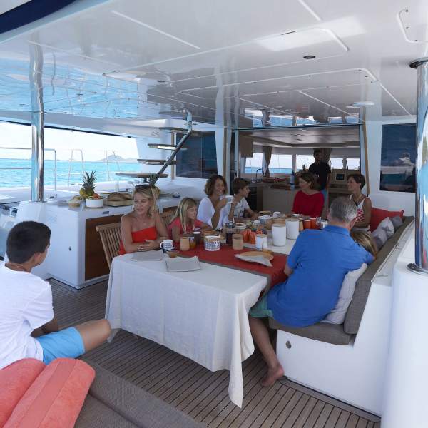 Un catamarán convivial