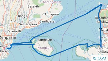 Ruta De Navegación Por Bali
