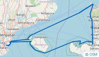 Ruta De Navegación Por Bali