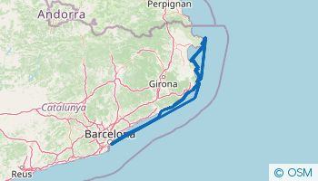  Ruta de navegación por la Costa Brava