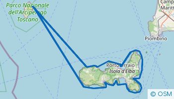 Itinerario de navegación en la Isla de Elba