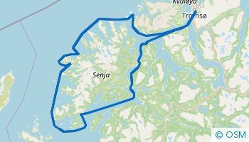 Itinerario de navegación en velero desde Tromsø